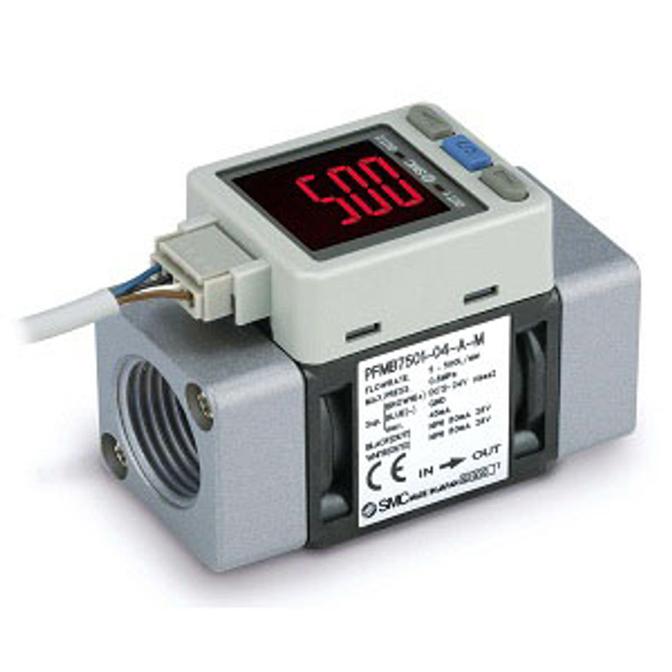SMC PFMB7202-N06-CW-RA PFMB7 Series 2-Color Display Digital Flow Switch