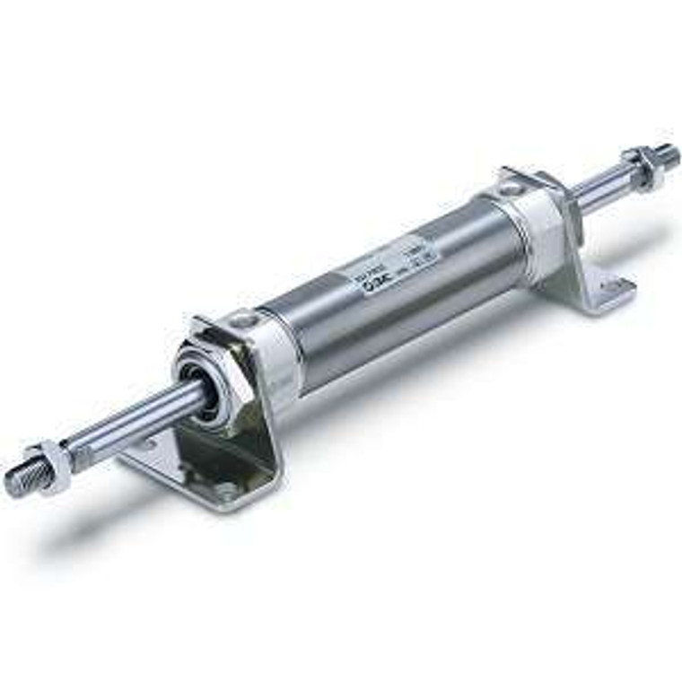 SMC 21-CM2WB32TN-25Z 21-/22-CM2W-Z Series Copper,Fluorine and Silicon-free + Low Particle Generation Air Cylinder,Double Acting,Double Rod