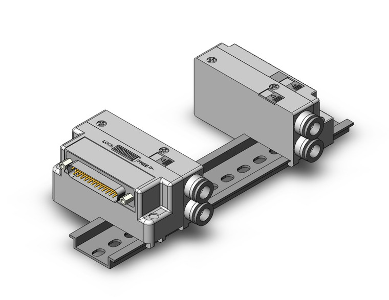 SMC SS5J3-60PGD2-07B Mfld, Plug-In, Connector Type