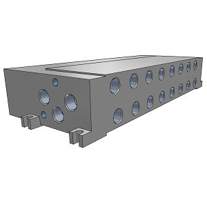 SMC VV5FS4-01FU-061-04T VFS4000 Series 5 Port Solenoid Valve 5 Port Pilot Operated Solenoid Valve Manifold Specifications Plug-in Type