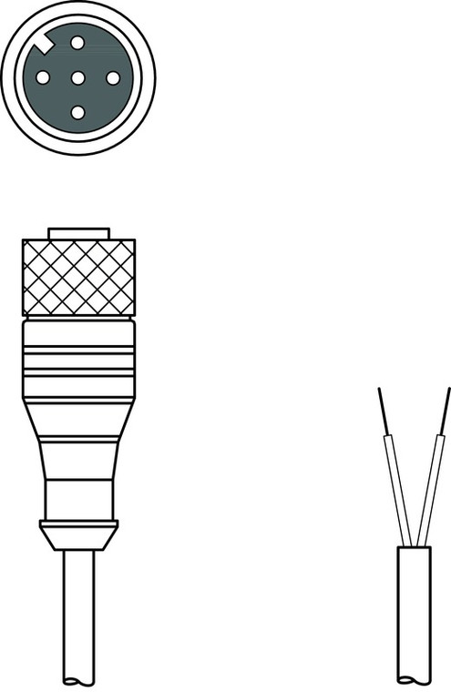 KS PB-M12-4A-P3-050 Connection cable 