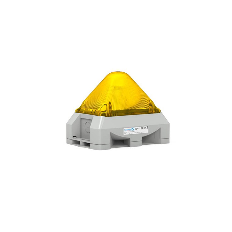Pfannenberg Py X-Ma-05 115V Combo Sound/Flash Light 5J 100 Db 90-135Vac, Gry Housing Yl Lens