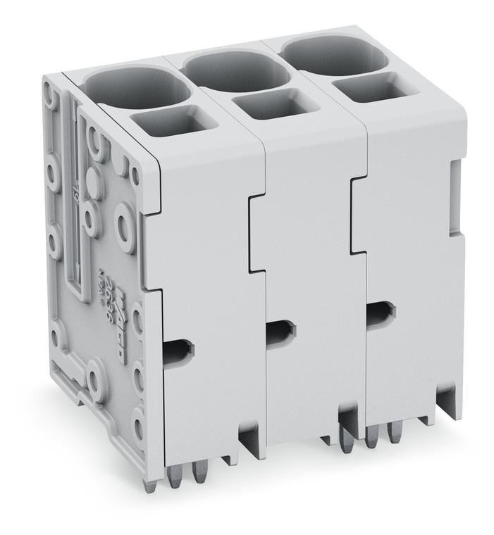 Wago 2636-3103/010-000 PCB terminal block 16 mm² Pin spacing 10 mm 3-pole,  gray