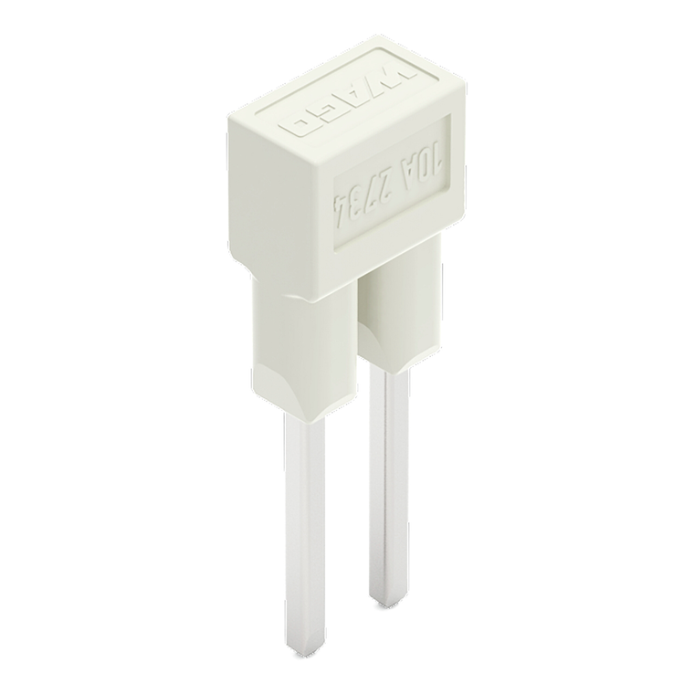 Wago 2734-402 Jumper for conductor entry,  light gray