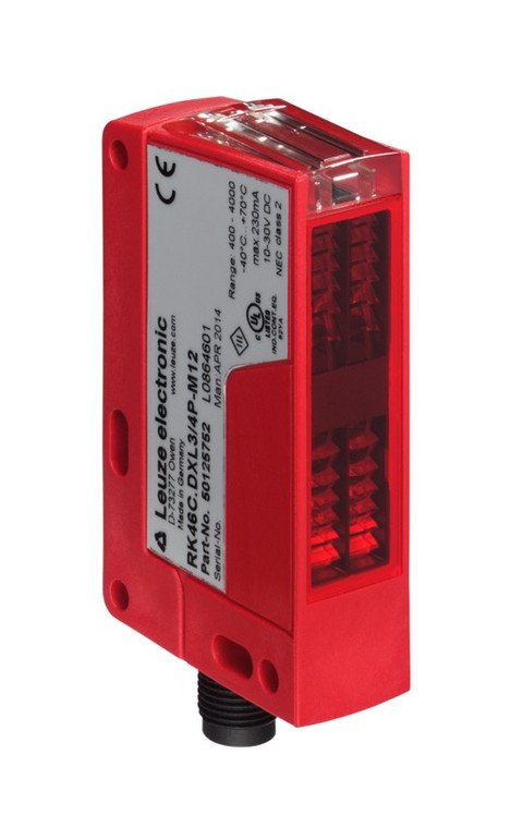 RK46C.DXL3/4W-M12P1 Unpolarized retro-reflective photoelectric sensor