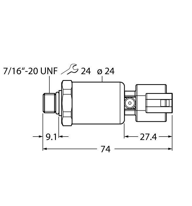 Turck Pt5000Psig-2105-I2-Dt043P Pressure 100002008