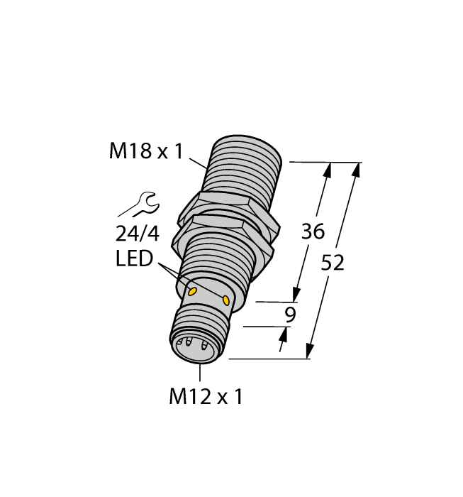 Turck Bi7C-Em18-Vp6X-H1141 Inductive 100015715