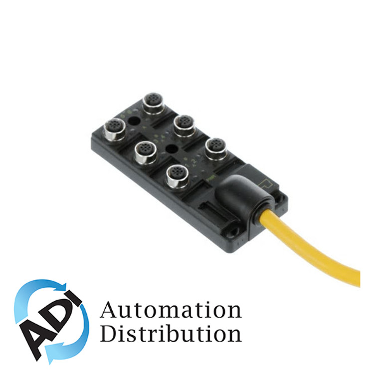 Turck 6Mb12Z-4-5 6-port Junction Box with Cable Home Run, M12 eurofast I/O Ports 777028848 Turck 6Mb12Z-4-5 6-port Junction Box with Cable Home Run, M12 eurofast I/O Ports 777028848