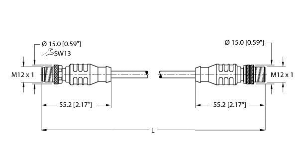 TURCK Rss Rsc 841-4M Fieldbus Accessories UX01003