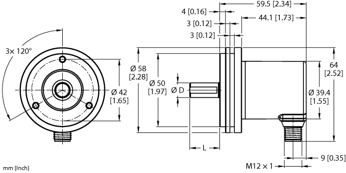 Turck Rem-E-121T6S-9F32B-H1151 Encoder 100023365