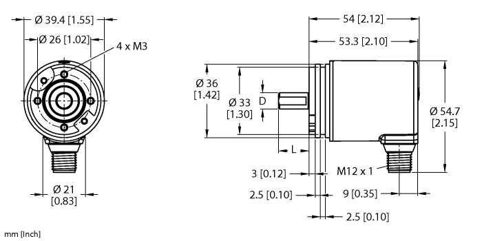 Turck Rem-101S6S-9F32B-H1151 Encoder 100023543