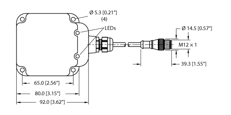 Turck Ni60-Q80-Y1X-0.2-Rs4.21T Inductive 10087921