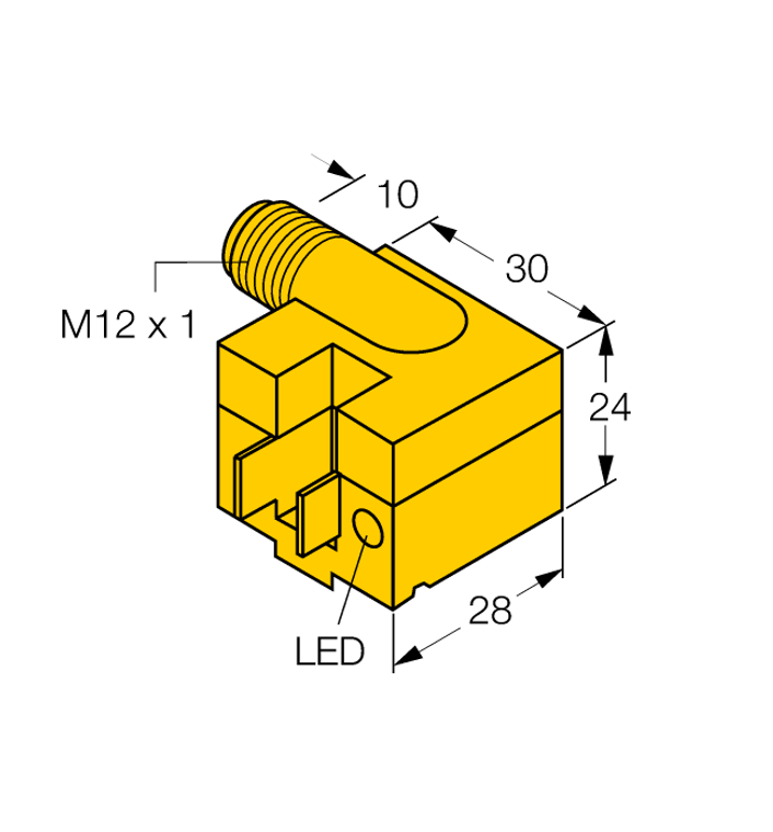 Turck Bim-Akt-Y1X-H1141 W/Kla1 Magnetic 1055290