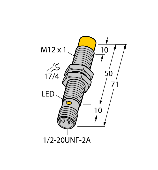 Turck Ni4-G12-Az33-B3131 Inductive 1304233