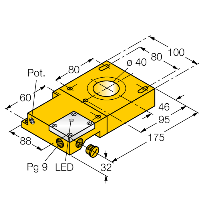 Turck Ni40R-S32Sr-Vp44X Inductive 1440005