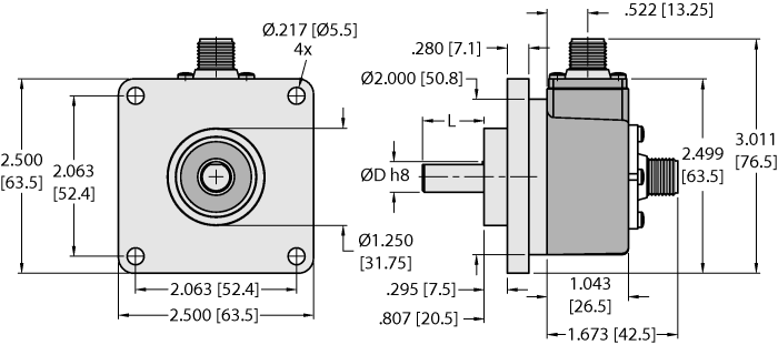 Turck Ri-10Ta1R-2K1000-H1181/N26 Encoder 1545689