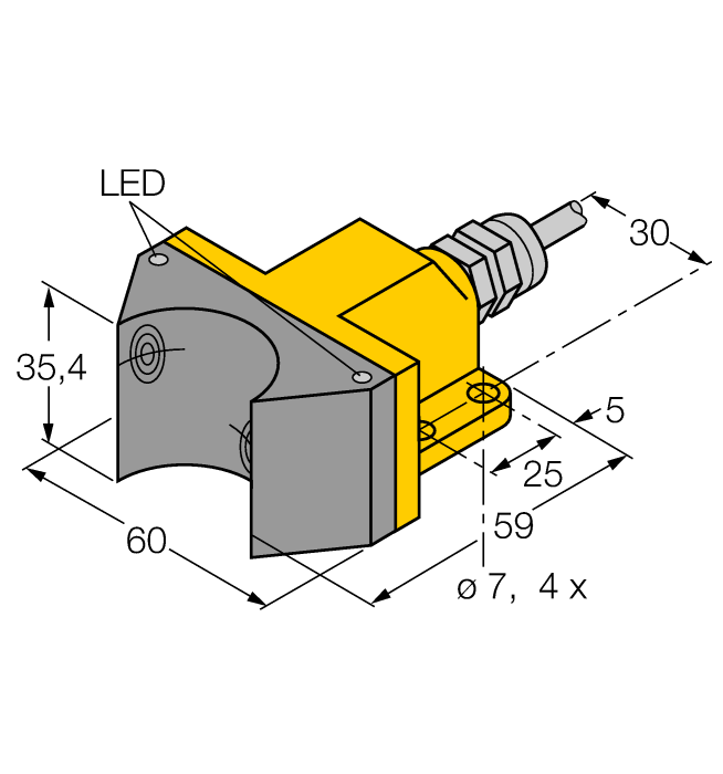 Turck Ni4-Dsu35-2An4X2 Inductive 1569921