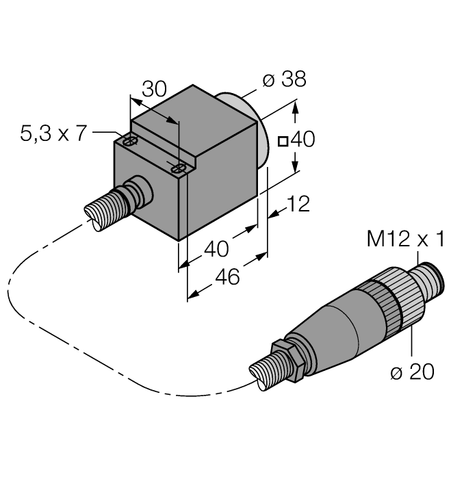 Turck Ni25-Cq40/S1102 10M Inductive 1602403