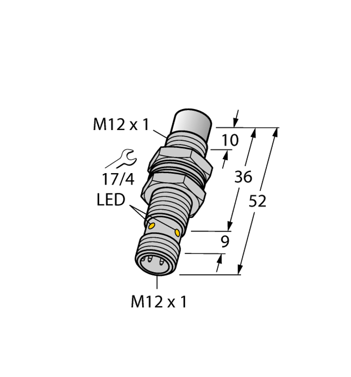 Turck Ni8U-Mt12-Ap6X-H1141 Inductive 1644240