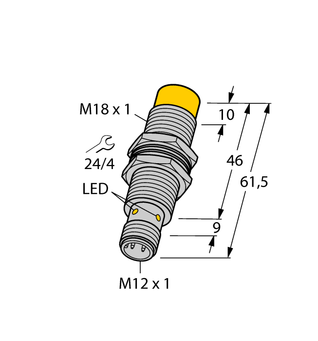 Turck Ni12U-Em18-An6X-H1141/S395 Inductive 1645351