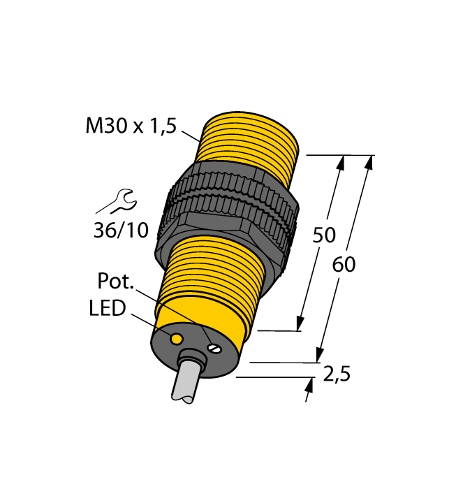 Turck Bc10-S30-Y1X Capacitive 20100