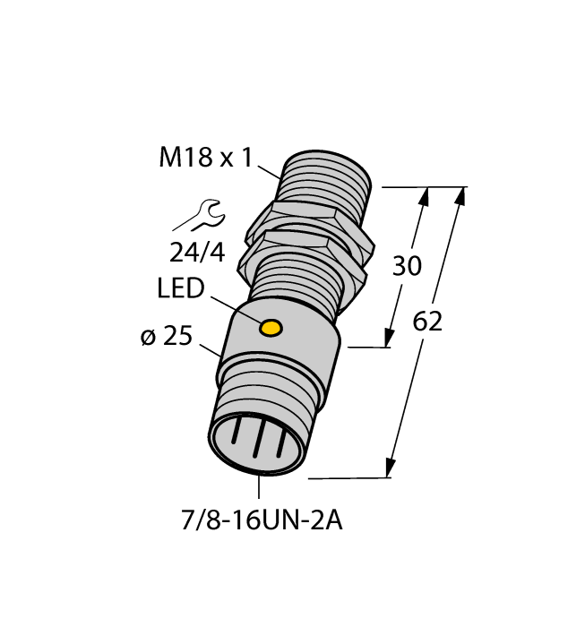 Turck Bi5-Em18-Y1X-B1341/S561 Inductive 4015204