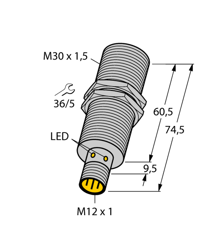 Turck Bi10-M30-Y1X-H1141/S56 Inductive 4020201