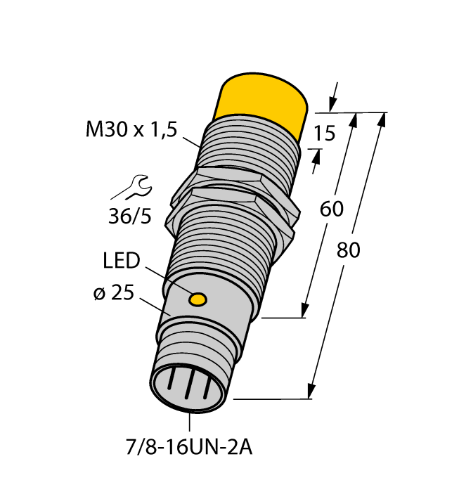 Turck Ni20-G30-Adz30X2-B1131 Inductive 4205405