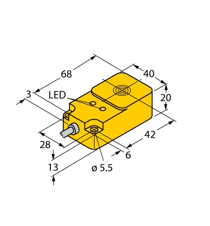 Turck Bi15-Q20-Rdz32X2 Inductive 4256249