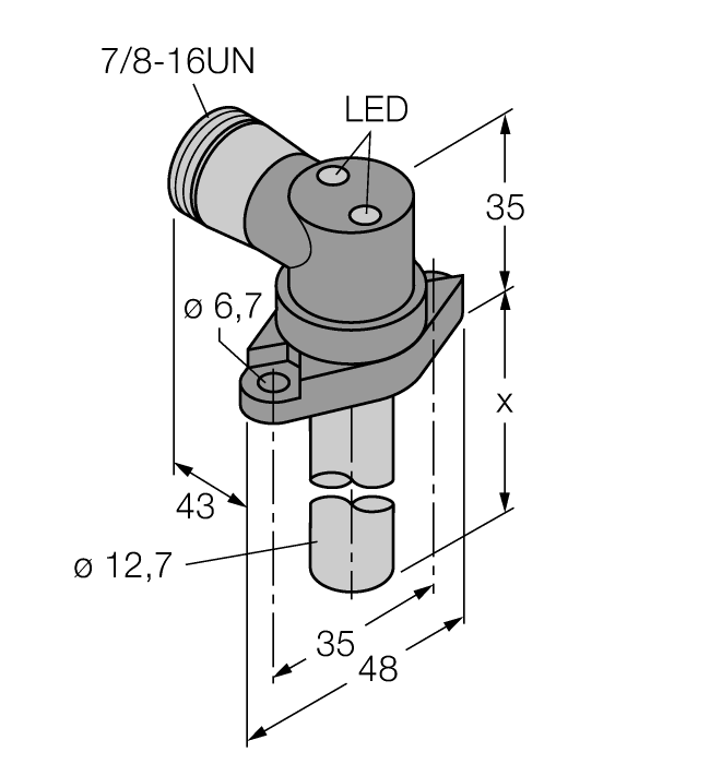 Turck Bi2-Crs317-Rdz30X2-B1131/S34 Inductive 4271294