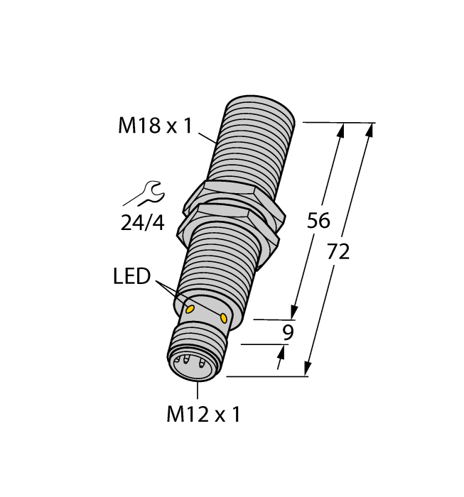 Turck Bi7-M18E-Rd4X-H1143 Inductive 44145801