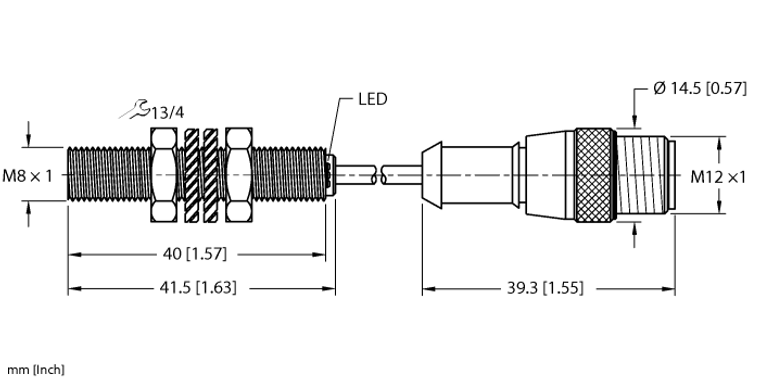 Turck Bi1.5-Eg08-Ap6X-0.2-Rs4T Inductive 4602292