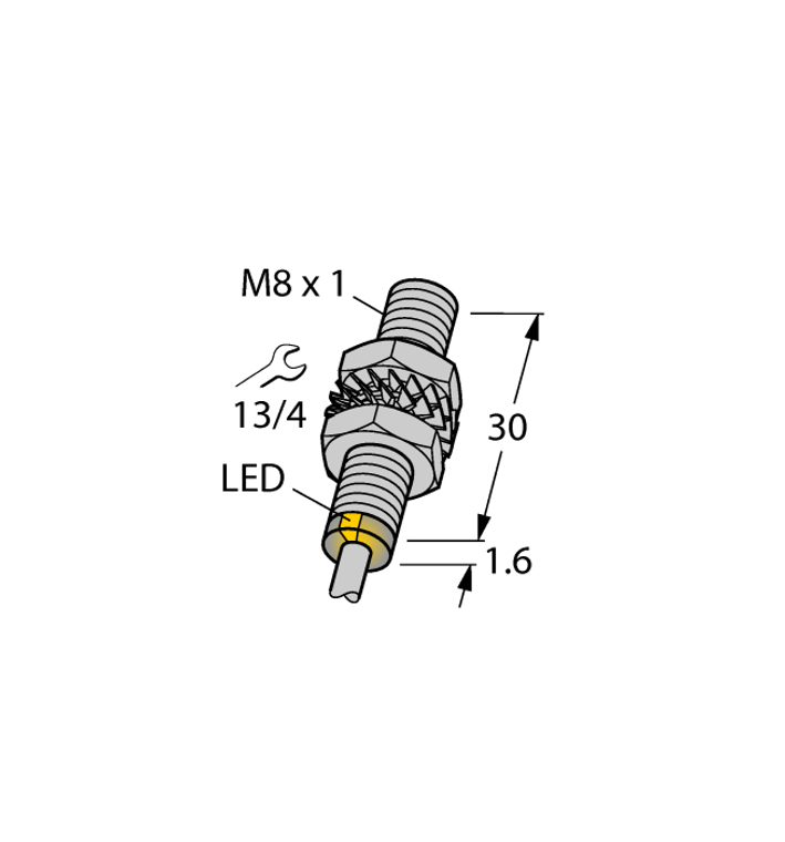Turck Bi3U-Em08-Ap6X Inductive 4602411
