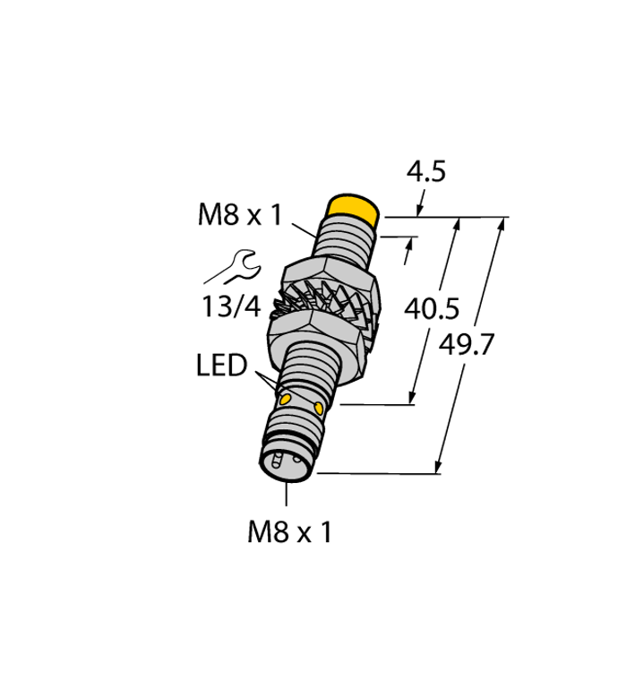 Turck Ni3-M08E-Ap6X-V1131 Inductive 4602836