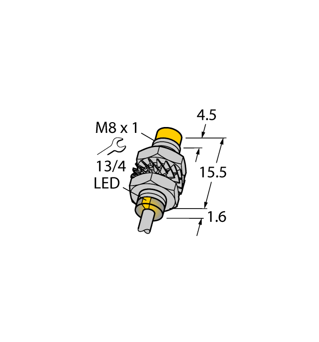 Turck Ni5-M08Kk-Ap6X Inductive 4602944
