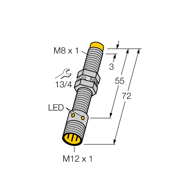 Turck Ni2-G08-An6X-H1341 Inductive 46033