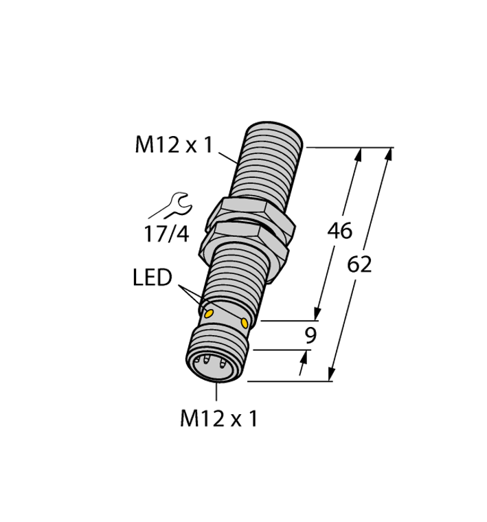 Turck Bi4-Mt12He-An6X-H1141 Inductive 4607197