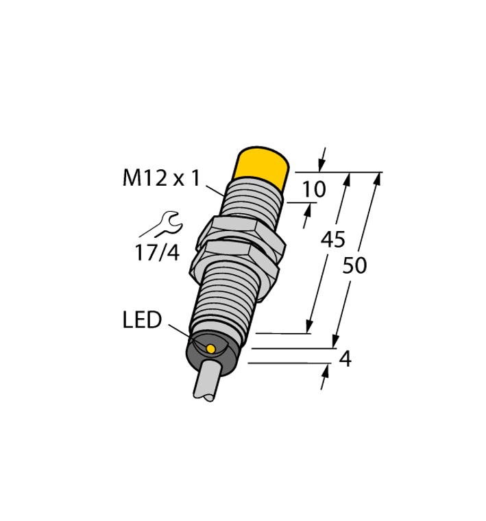 Turck Ni8-M12-Vp6X 7M Inductive 4611327