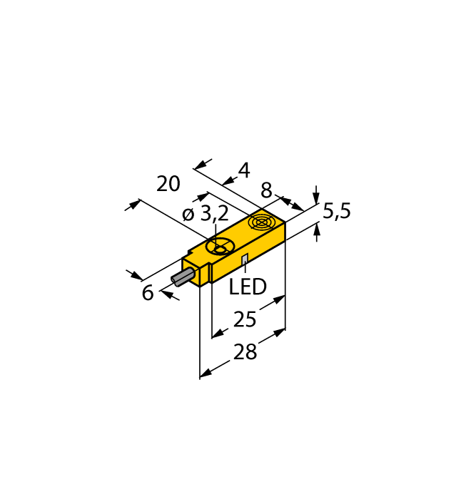 Turck Ni3.5-Q5.5-Rn6X 7M Inductive 4613609