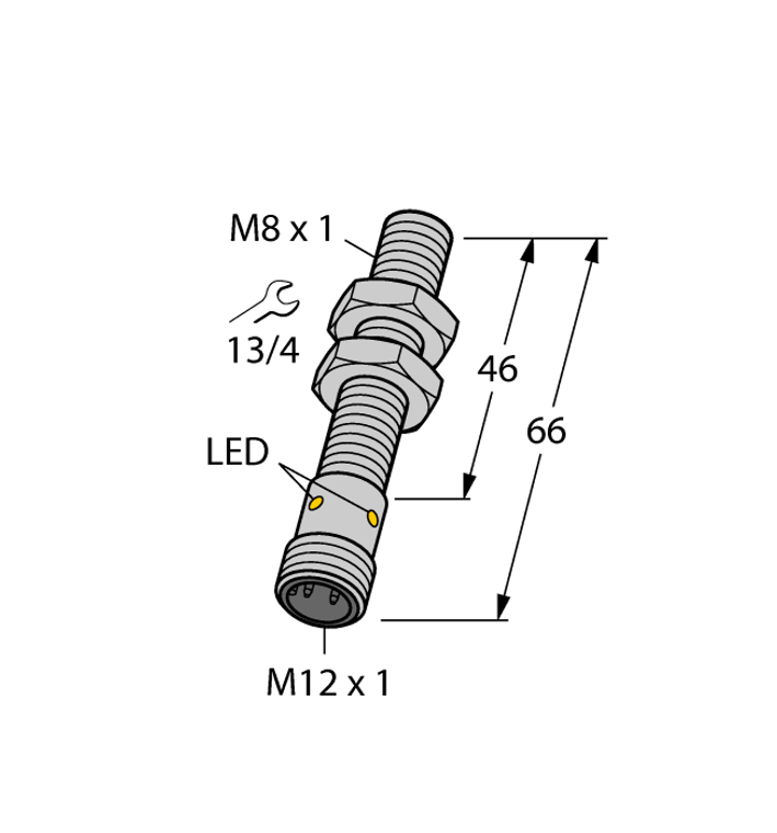 Turck Bi3-Eg08Fe-An6X-H1341 Inductive 4614711