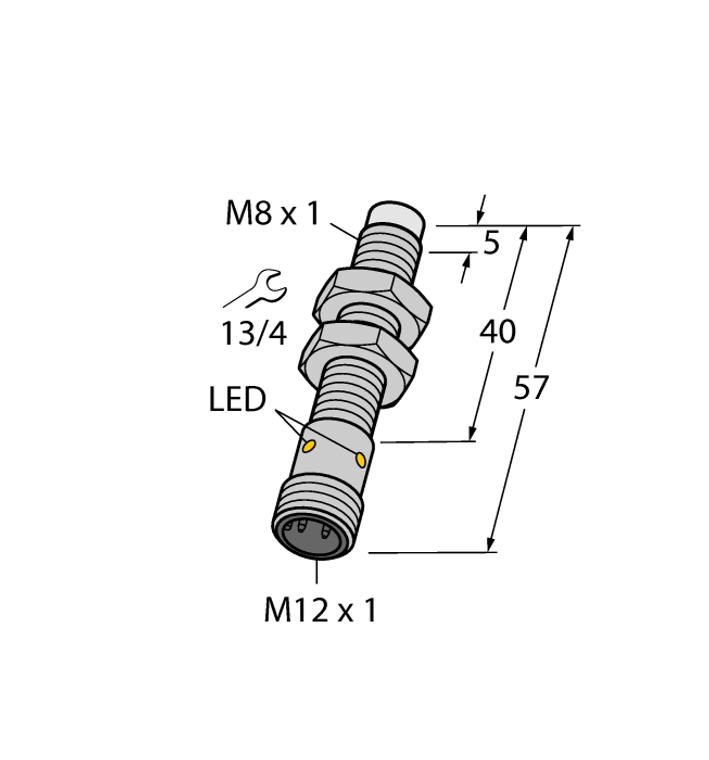 Turck Ni6U-Egt08-Ap6X-H1341 Inductive 4635811