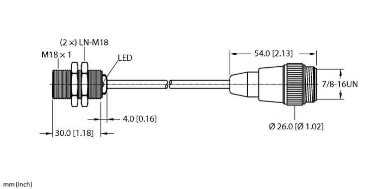 Turck Bi5-G18K-Rn6X-0.2-Rsm40 Inductive 4671499