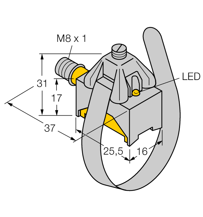 Turck Bim-Kst-An6X-V1131 Magnetic 46743
