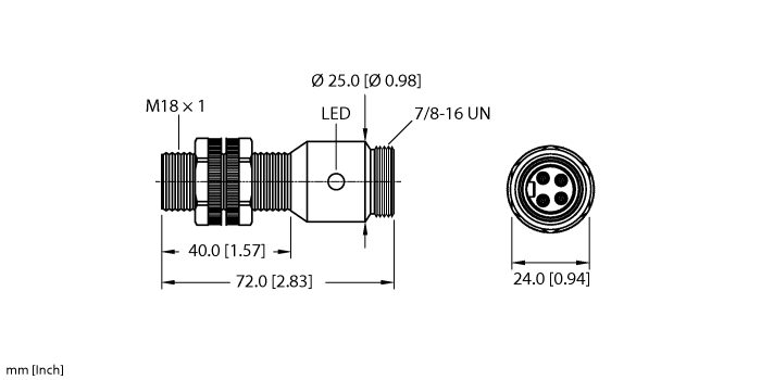 Turck Bi5-P18-Ap6X-B2341 Inductive 46973