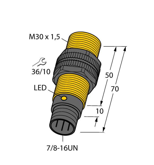Turck Ni15-P30-Ap6X-B2141 Inductive 46977