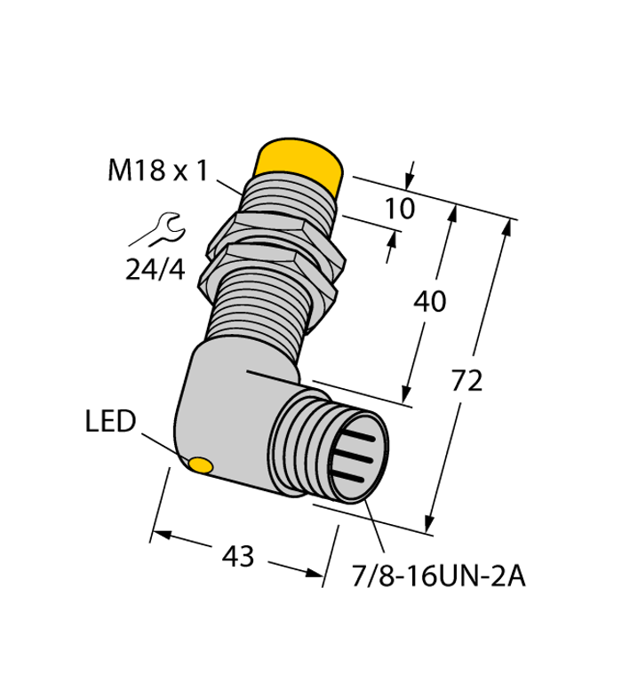 Turck Ni10-G18-Vn6X-B1441 Inductive 46991