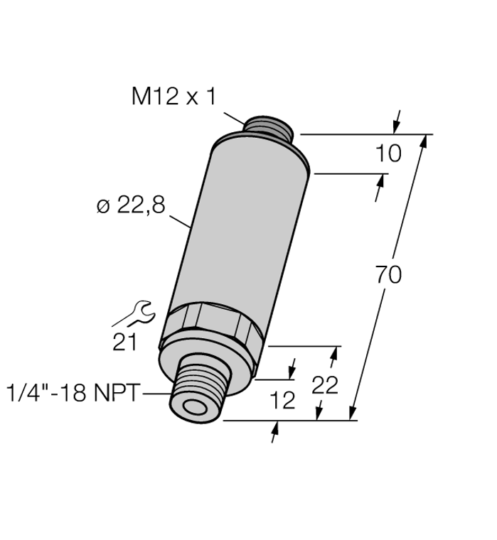 Turck Pt016R-13-Li3-H1131 Pressure 6831503