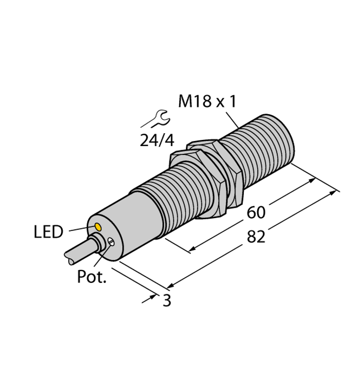 Turck Fcs-M18-An8X Flow 6870715