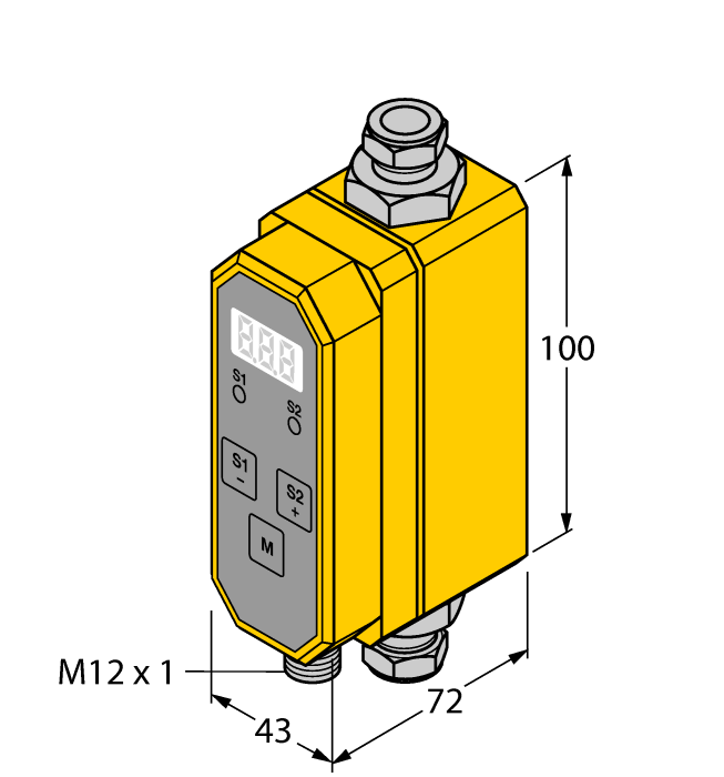 Turck Ftci-3/8D10A4P-Li-Up8X-H1141 Flow 6870809