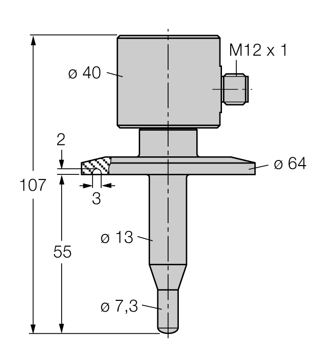 Turck Fcs-64A4-Ap8X-H1141/D014 Flow 6872034